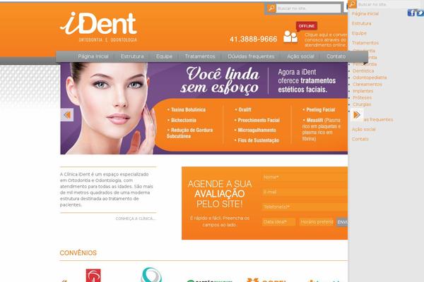 clinicaident.com.br site used iDent
