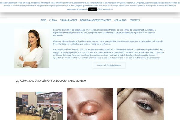 clinicaisabelmoreno.com site used Dantenew
