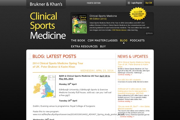 clinicalsportsmedicine.com site used Clinicalsportsmed