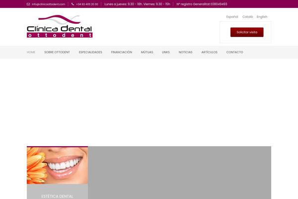 clinicaottodent.com site used Clinica-ottodent
