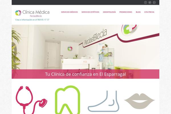 clinicapiedadbleda.com site used Dentalclinic