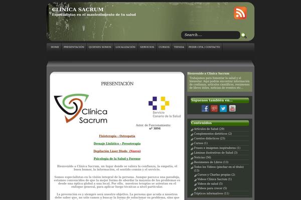 clinicasacrum.com site used Rakalap