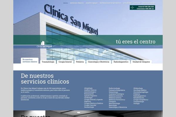 clinicasanmiguel.es site used Sanmiguel