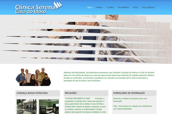 clinicaserena.com.br site used Seniweb