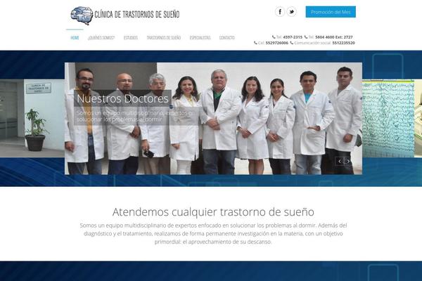 Medical Doctor theme site design template sample