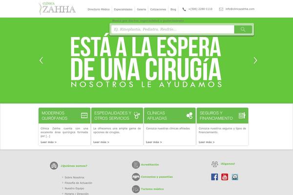 clinicazahha.com site used Clinica_zahha