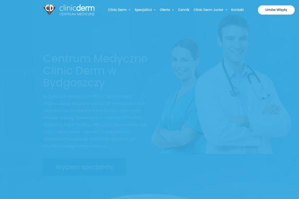 Clinika theme site design template sample