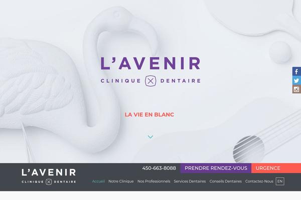cliniqueavenir.com site used Avenir