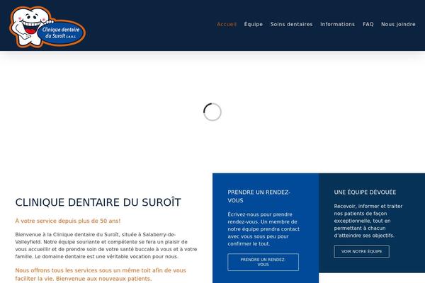Avada theme site design template sample