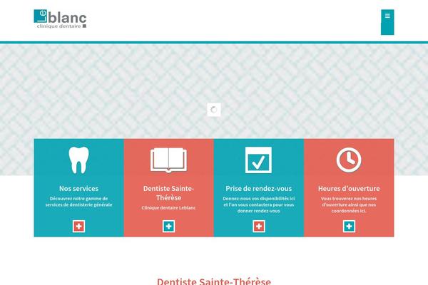 Clinico-child theme site design template sample