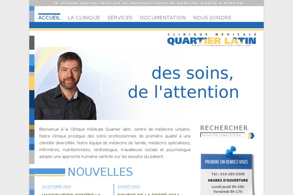 cliniquequartierlatin.com site used Cmql