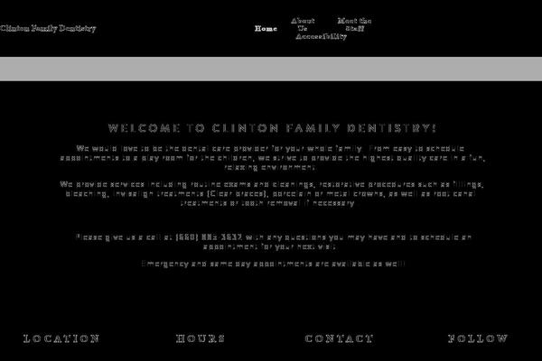 clinton-family-dentistry.com site used Dentistry