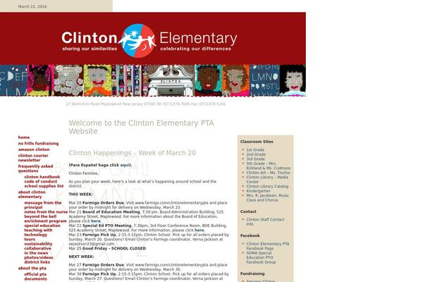 clintonelementary.org site used Clinton