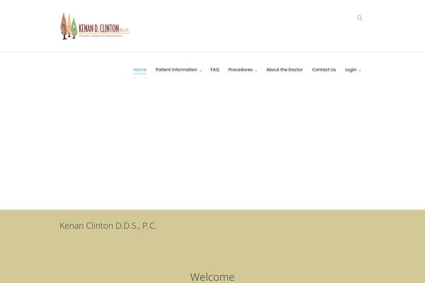 Dentario theme site design template sample