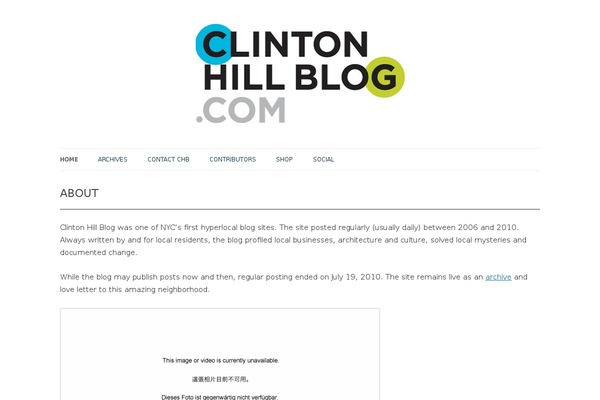 clintonhillblog.com site used Chb2