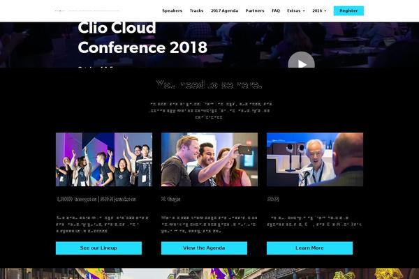 cliocloudconference.com site used Cliocon