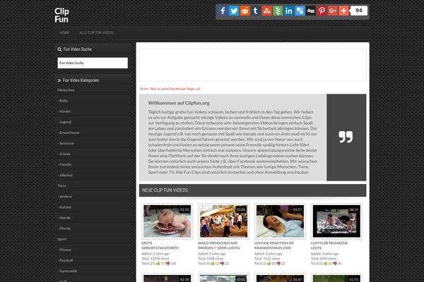 WordPress website example screenshot