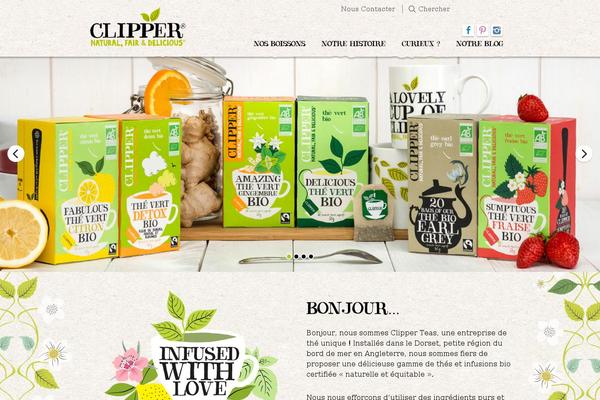 clipper-teas.fr site used Clipper-teas