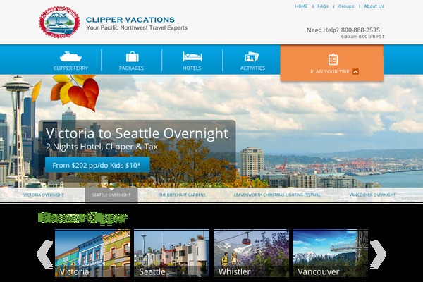 clippervacations.com site used Clipper-fresh