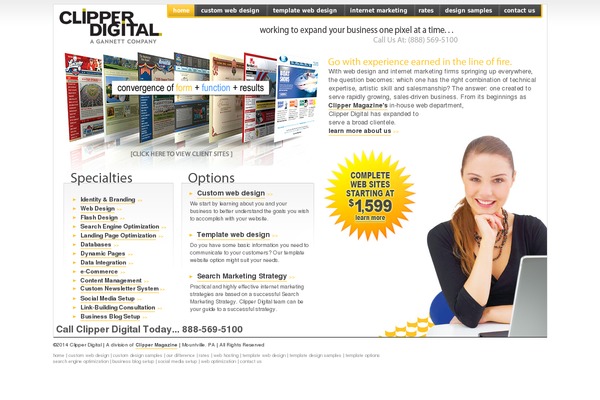 Twenty Fifteen theme site design template sample