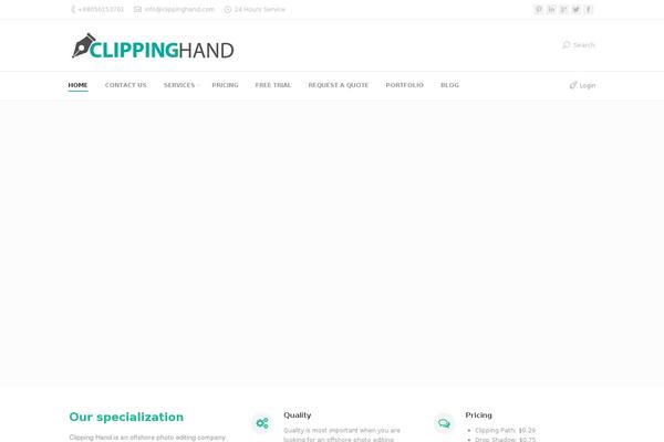 clippinghand.com site used Clipping-hand