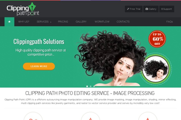 WordPress website example screenshot