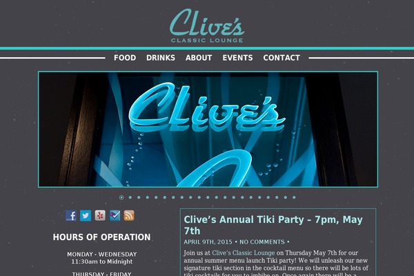 clivesclassiclounge.com site used Clive