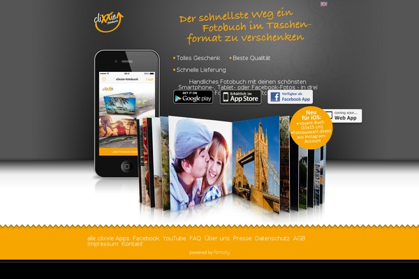 clixxie-fotobuch.de site used Clixxie-fotobuch_v2.4.10_de