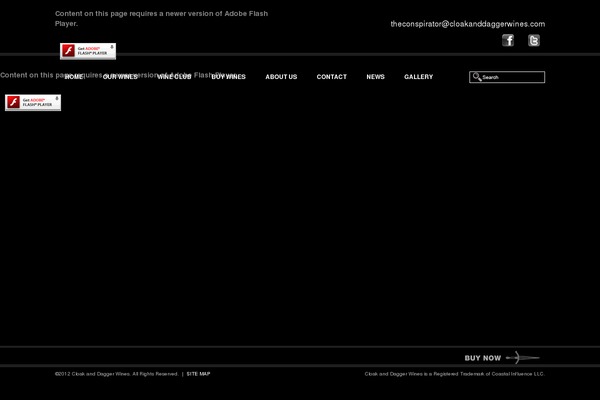 cloakanddaggerwines.com site used Cloak-and-dagger