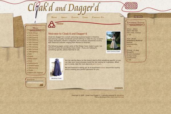 cloakedanddaggered.com site used Cloaked