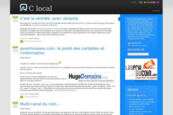clocal.fr site used Clocal