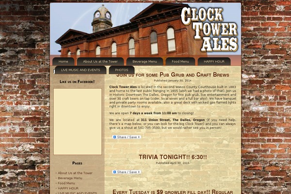 clocktowerales.com site used Bricks4