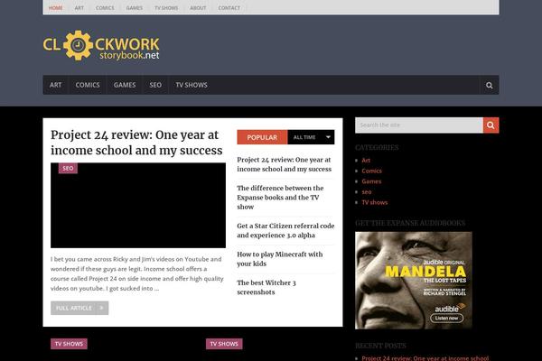 NewsOnline theme site design template sample