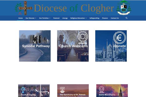 clogherdiocese.ie site used Newspaper Child
