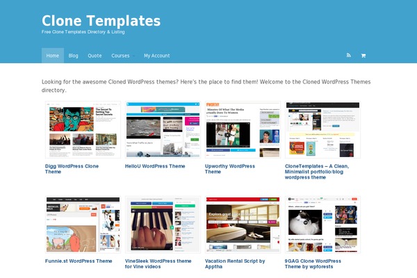 Ct theme site design template sample