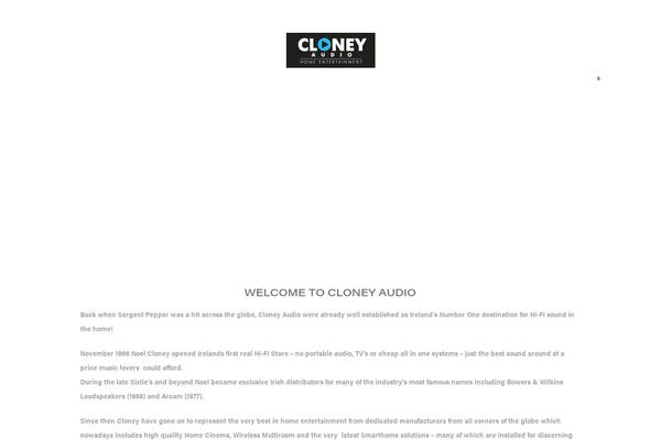 cloneyaudio.com site used Clooney