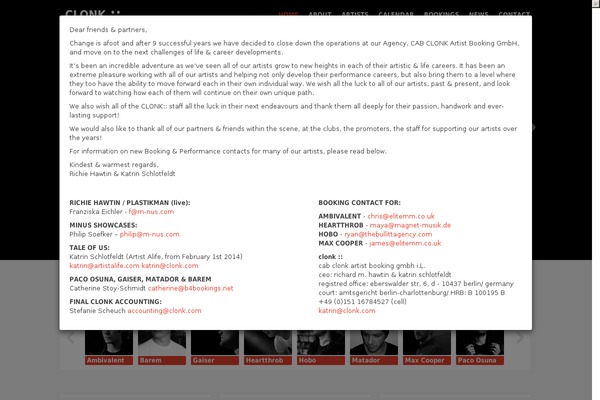 clonk.com site used Clonk
