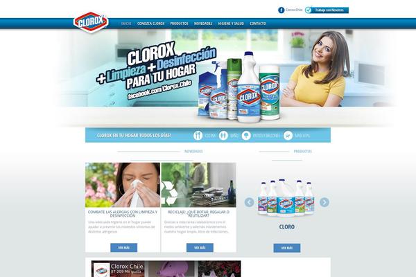 clorox.cl site used Clorox