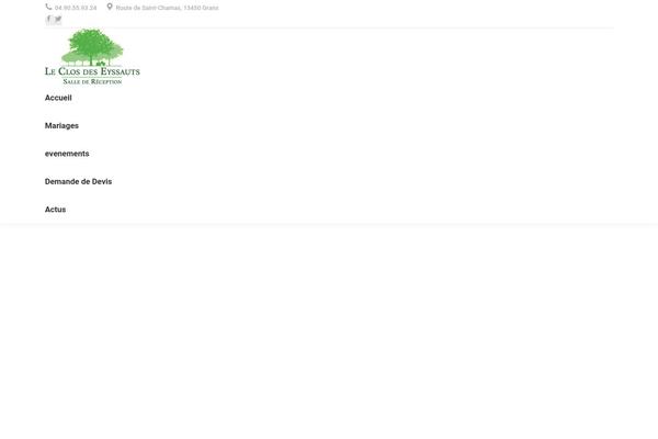 WordPress website example screenshot