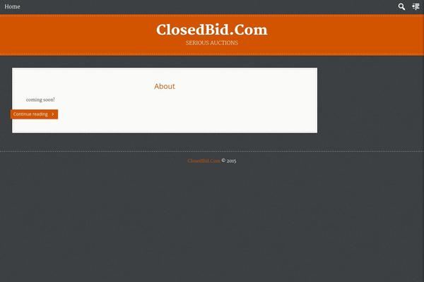 closedbid.com site used Cara