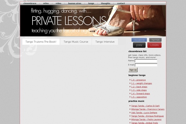 closembracetango.com site used Closembracetango3