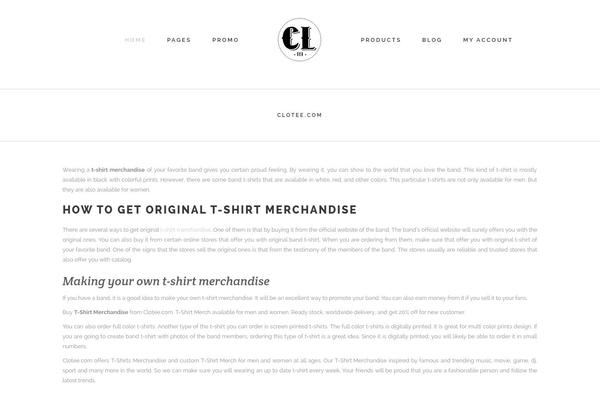 Stockholm theme site design template sample