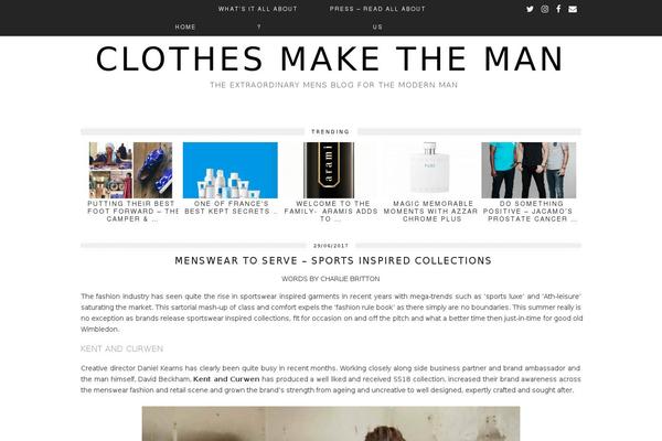 clothes-make-the-man.com site used Pipdig-tundra