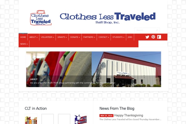 clotheslesstraveled.org site used Trim