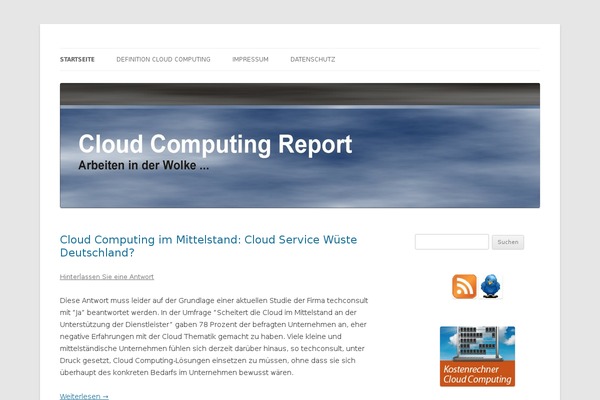 cloud-computing-report.de site used Ccr-theme