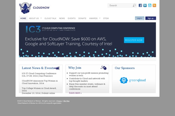 cloud-now.org site used Cloud_network