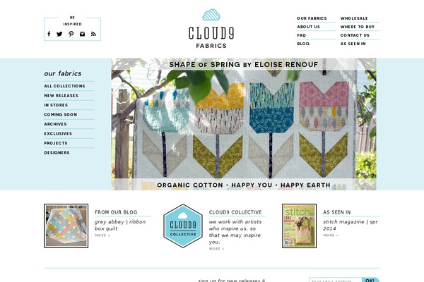 cloud9fabrics.com site used Cloudnine