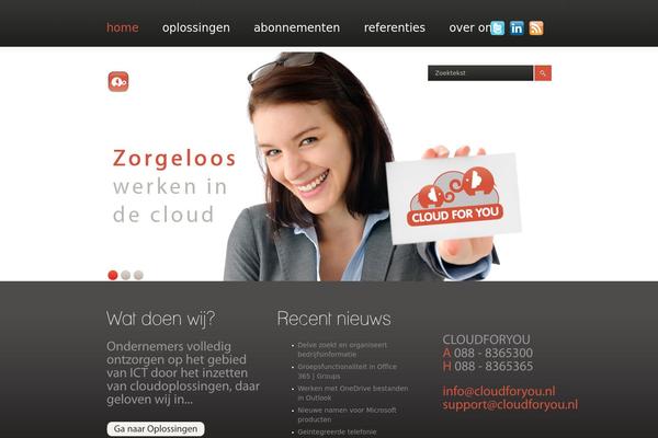cloudforyou.nl site used Theme1184