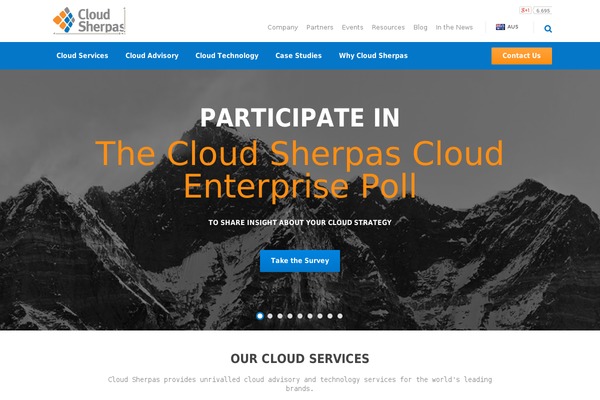 cloudsherpas.com.au site used Cloudsherpas