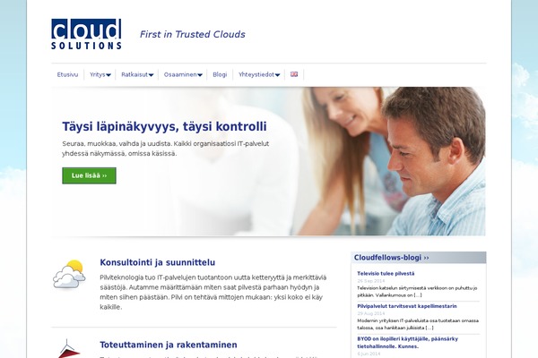 cloudsolutions.fi site used Wordpress-foundation